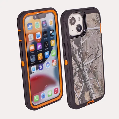 Miniatura 5 de Funda para iPhone 13 Mini (5.4") con 2 protectores de pantalla Resistente cuerpo completo de grado militar protección contra caídas Funda