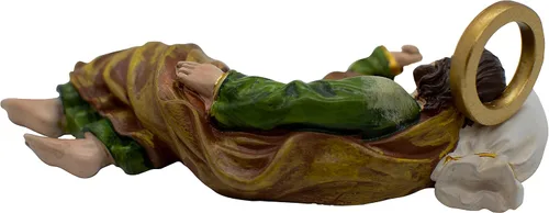 Miniatura 3 de VILLAGE GIFT IMPORTERS Estatua de San José Durmiente de 6 pulgadas Patrono de padres, trabajadores, inmigrantes y una muerte feliz