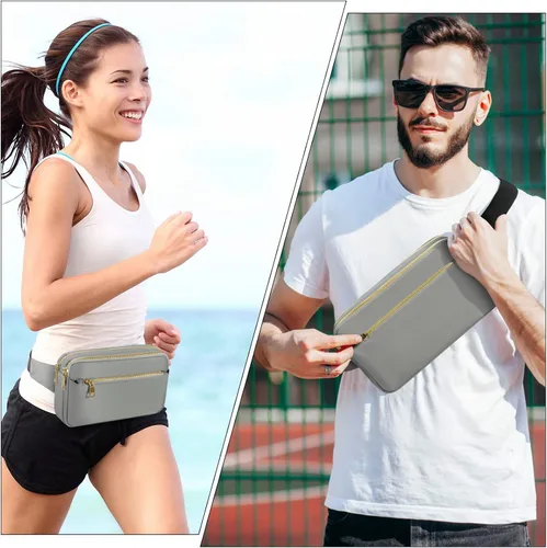 Miniatura 2 de CXWMZY Riñoneras para mujeres y hombres, bolsa de cintura de moda con múltiples bolsillos, gran capacidad, bonita riñonera casual para Disney