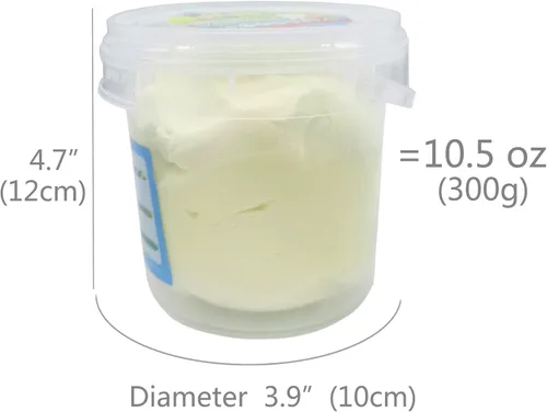 Miniatura 4 de Arcilla de modelado Air Dry de 10.5 onzas, arcilla mágica ultraligera, masa de moldura para bricolaje, colores primarios para niños, kit de Crema