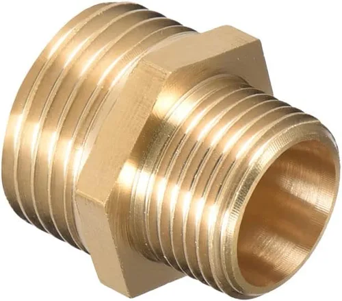 Miniatura 12 de M METERXITY Paquete de 8 accesorios de tubería de rosca macho, accesorio de tubería de rosca macho hexagonal G1/8 x G1/8, adaptador de acoplador
