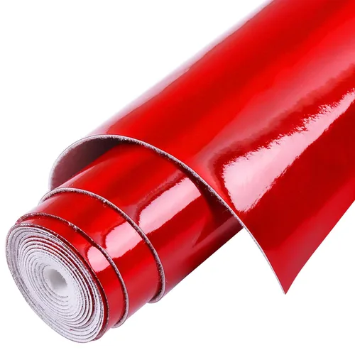 Miniatura 6 de GLOREIEY Tela de vinilo holográfica de 12 x 53 pulgadas (11.8 in x 53.1 in), color ilusorio, piel sintética, adecuada para lazos, aretes de cuero