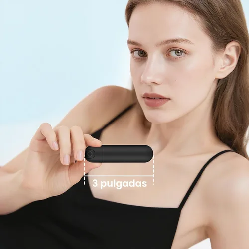 Miniatura 4 de Kverg Masajeador de espalda eléctrico de mano - Mini cuello de tejido profundo de mano impermeable y recargable Negro