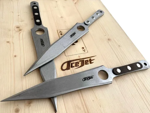 Miniatura 3 de ACEJET MAXIMUS 12" black grip - Cuchillo giratorio para tirar