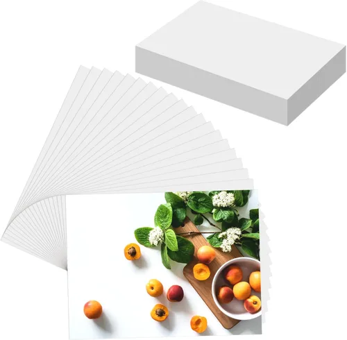 Miniatura 11 de 50 hojas de papel fotográfico, papel fotográfico prémium de 5 x 7 pulgadas para imagen de impresora, papel de alto brillo para impresora, papel