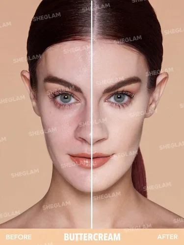 Miniatura 2 de SHEGLAM SKin-Focus Base en Polvo de Cobertura Completa Control de Aceite Ligero Polvo Prensado para Rostro Maquillaje-Linen Lino
