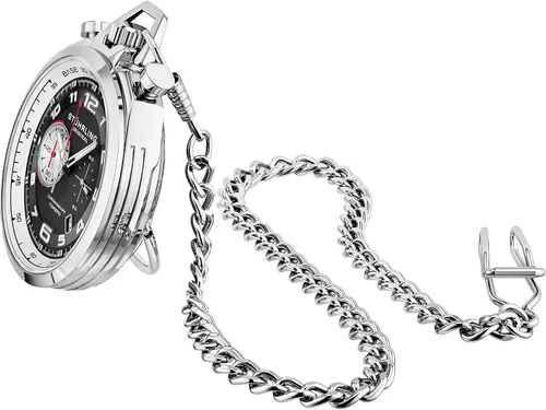 Miniatura 3 de Stuhrling Original Reloj de bolsillo cronógrafo para hombre Torero