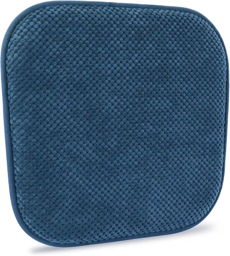 Miniatura 25 de Cojines para Sillas de Cocina Vino Rojo Antideslizantes de Espuma para Oficina, Cojines para Asientos Lavables, Almohadillas Gruesas y Suaves, Rojo