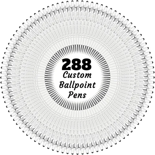 Miniatura 44 de 12 bolígrafos personalizados a granel, bolígrafos personalizados con grabado personalizado con nombre o texto, regalo ideal de aniversario