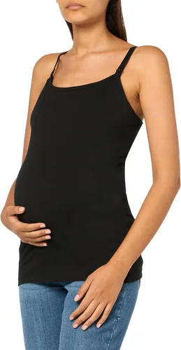 Miniatura 26 de Motherhood Maternity Camiseta sin mangas de lactancia con clip para mujer con correas ajustables y brasier integrado para lactancia materna