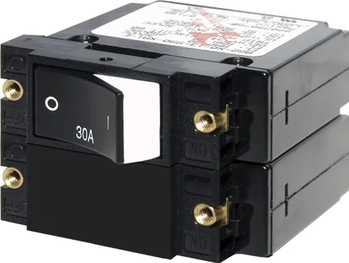 Miniatura 3 de Disyuntores basculantes de doble polo de Blue Sea Systems A-Series