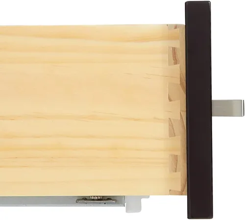 Miniatura 11 de ARIEL Cambridge - Mueble de baño espresso de 43 pulgadas con fregadero, borde de mármol italiano de carrara de 1.5 pulgadas, madera maciza