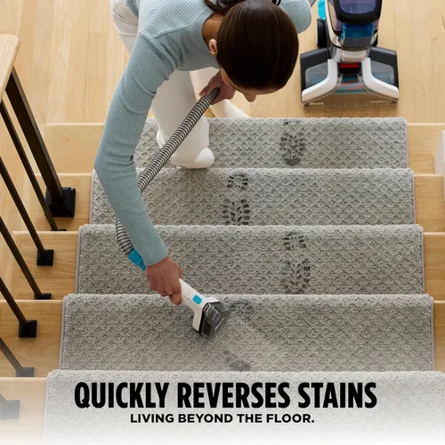 Miniatura 8 de Shark CarpetXpert con StainStriker - Limpiador vertical de alfombras, alfombras de área y tapicería con herramienta extractora de desorden