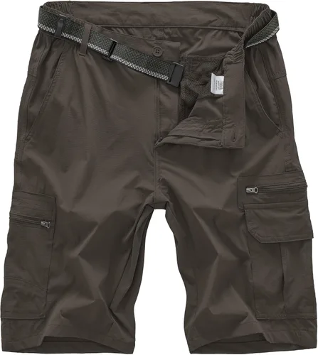 Miniatura 12 de Jessie Kidden - Pantalones cortos para hombre, estilo informal, para exteriores, con cintura expansible, ligeros, impermeables, de secado rápido
