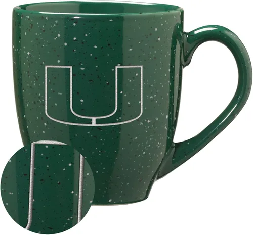 Miniatura 310 de Rico Industries NCAA Virginia Tech Hokies Maroon - Taza de café de cerámica grabada con láser, color del equipo, 16 onzas