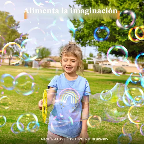 Miniatura 5 de JOYIN Juego de 29 varitas de burbujas grandes, varita gigante de burbujas a granel con bandeja para niños que soplan al aire libre, juguetes