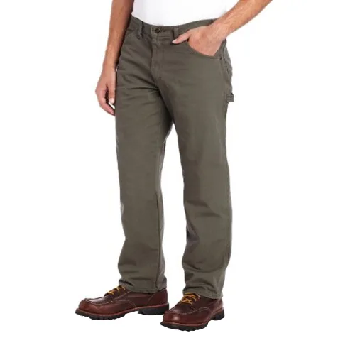 Miniatura 33 de Dickies Jeans de carpintero para hombre, ajuste relajado, pierna recta, Negro, 30 x 30