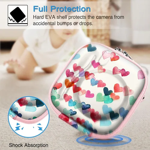 Miniatura 4 de Fintie Funda protectora para cámara instantánea Fujifilm Instax Mini 12/11/99/8/7s/90/70 – Funda de transporte de carcasa rígida a prueba de golpes
