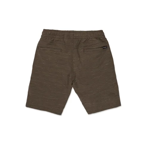 Miniatura 2 de Volcom Pantalones cortos híbridos de secado rápido con cintura elástica enterrada (tallas grandes para niños pequeños)