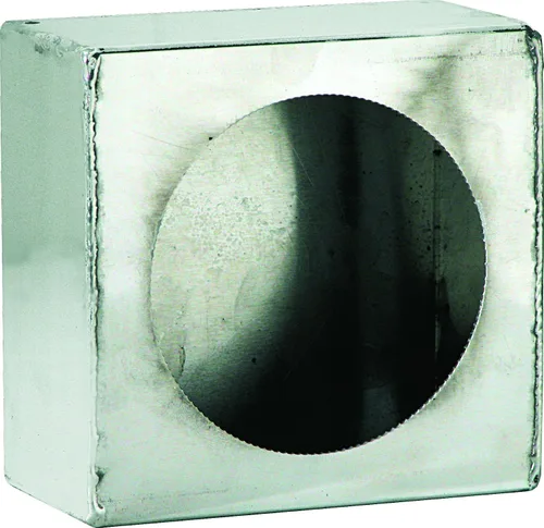 Miniatura 4 de Jalón LB6123 de luz redonda dual de Buyers Products, acero con recubrimiento en polvo negro, diseñado para luces DOT redondas de 4 pulgadas, mide 3