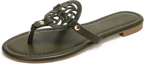 Miniatura 16 de katliu Sandalias Planas para Mujer, Sandalias de Tiras Cómodas, Sandalias de Vestir con Correa de Vestir