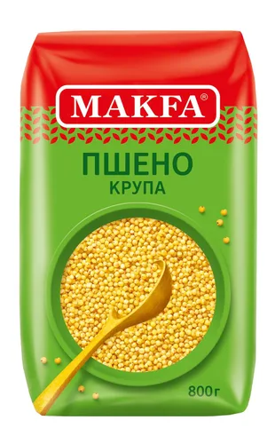 Miniatura 2 de Makfa Granos orgánicos de trigo sarraceno 28.2 onzas / 28.22 oz - Kasha / Gachas de avena. Hecho en Rusia