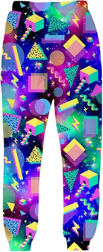 Miniatura 3 de UNIFACO. Pantalones deportivos unisex con estampado digital 3D con cordón