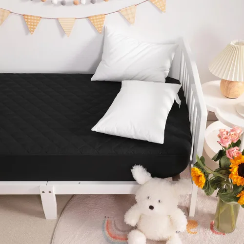 Miniatura 6 de NTBAY Paquete de 2 Protectores de Colchón de Cuna Impermeables, Sábana Bajera Acolchada de 28"x52" para Niños Pequeños - Lavable a Máquina - Funda