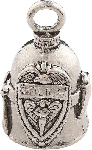 Miniatura 52 de Guardian Bell Good Luck Bell w/Keyring & Black Velvet Bag Motorcycle Bell Lead-Free Pewter Made in USA Phoenix Biker