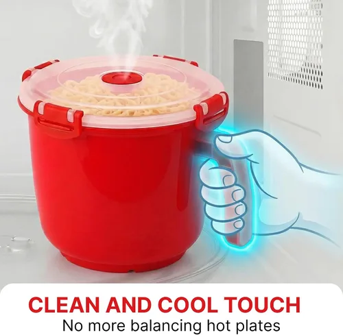 Miniatura 4 de Tafura Tazón para microondas con tapa, cuencos de sopa aptos para microondas de 34 onzas con tapa, tazón de fideos ramen con asa, cuencos