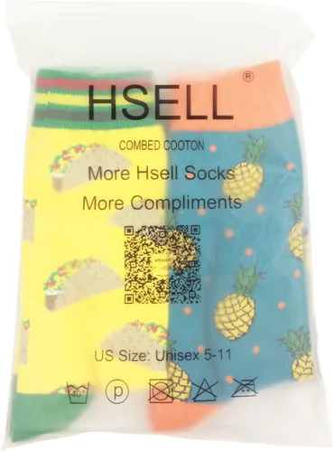 Miniatura 6 de HSELL - Calcetines de vestir para hombre diseños de colores divertidos y novedosos