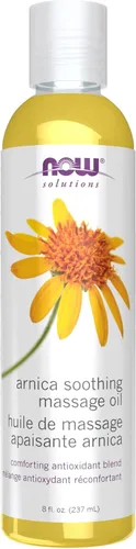 NOW Arnica Aceite con calentamiento de de masaje, 8 onzas