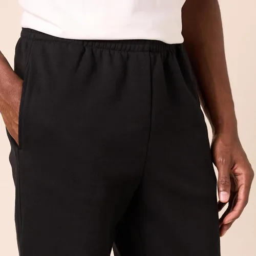 Miniatura 4 de Tienda Essentials Pantalones deportivos para hombre, forro polar, parte inferior cerrada (disponible en tallas grandes y altas)