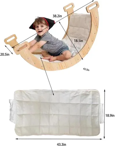 Miniatura 5 de Avenlur Cojín Rocker Hazel - Mejora de comodidad prémium para tu mecedora