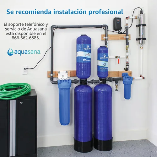 Miniatura 9 de Aquasana - Sistema de filtro de agua de pozo para toda la casa – Alternativa suavizante de agua con purificador UV – Descalcificador sin sal