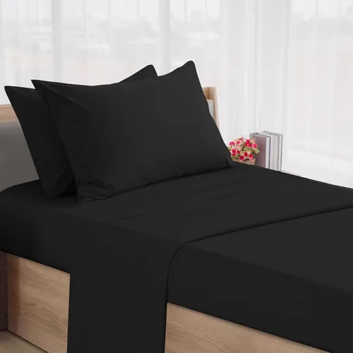 Miniatura 14 de SPRINGSPIRIT Juego de sábanas para sofá cama tamaño Queen, juego de sábanas de 4 piezas con bolsillos de hasta 8 pulgadas de profundidad, sábanas