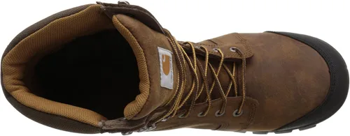 Miniatura 5 de Carhartt Botas de trabajo para hombre impermeables con punta compuesta para metatarsianos internos de 8 pulgadas CMF8720 Marrón