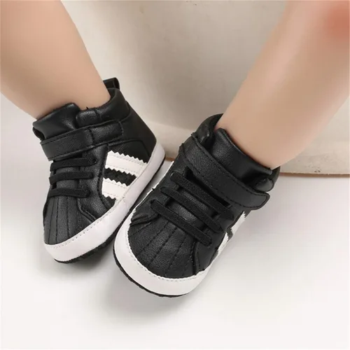 Miniatura 3 de KaKaKiKi - Tenis de lona para bebé infante niños tenis con suela de goma antideslizante tenis de caramelo caminantes primerizos precaminando tenis