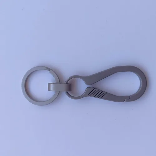 Miniatura 4 de RISON - Mosquetón de titanio, mosquetón de liberación rápida antipérdida de titanio para hombres y mujeres