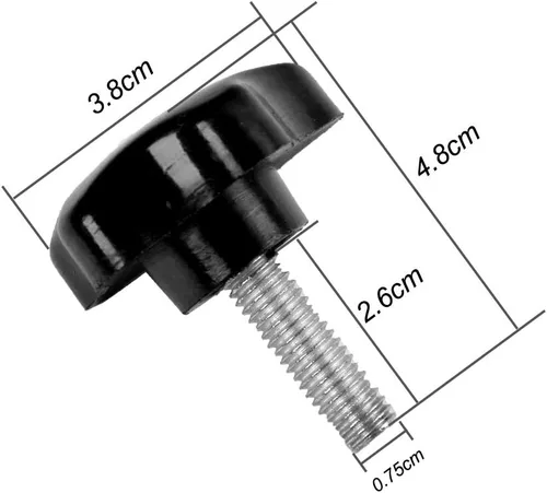 Miniatura 5 de JeCar Tornillos de Mariposa para Techo Rígido de Remoción Rápida Pernos de Techo Rígido con 6 Anclajes de Sujeción Compatibles con Jeep Wrangler