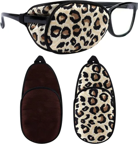 Miniatura 14 de eZAKKA Parches para ojos para adultos, parche ocular médico para gafas, parche ocular médico de seda para parches de ojo vago para mujeres