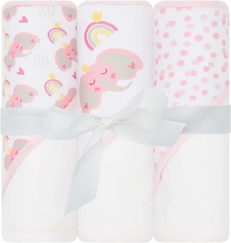 Miniatura 13 de Toallas con capucha para bebé, paquete de 3 toallas de baño suaves con capucha para recién nacidos y niños pequeños, juego de toallas con capucha