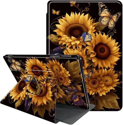 Miniatura 27 de Funda para Samsung Galaxy Tab A8 de 10.5 pulgadas 2022-360 grados giratoria multiángulo de visión protectora con apagado y encendido automático