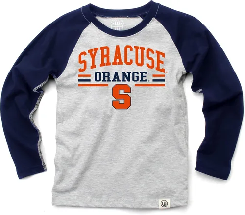Miniatura 74 de Wes and Willy NCAA playera raglán de manga larga para niños