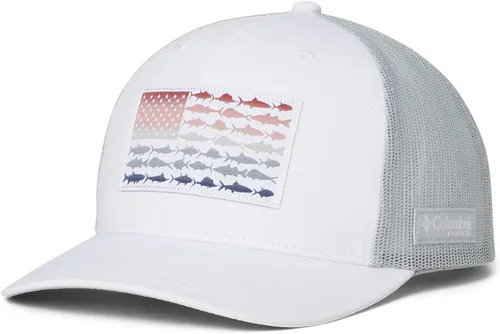 Miniatura 897 de Columbia - Gorra de malla con bandera con árboles unisex para adultos, corona alta