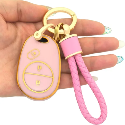 Miniatura 9 de Funda para Llavero Portallaves Estuche Soporte para Llaves Carcasa Protectora de TPU Suave Protector Accesorios para Automóvil