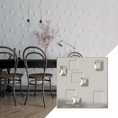Miniatura 29 de Ekena Millwork 19 5/8 pulgadas de ancho x 19 5/8 pulgadas de alto, Avila EnduraWall Panel decorativo de pared 3D, óxido metálico envejecido