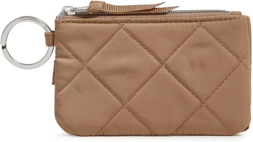 Miniatura 7 de Cartera de lujo de sarga con cremallera y protección RFID para mujer