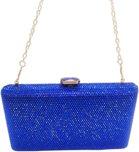 Miniatura 9 de Elegantes bolsas de noche de cristal, bolsos de boda, bolso de novia, caja de mano para mujer