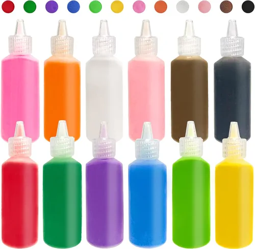 Panxxsen 12 piezas de arena artística, botellas de 1.25 onzas, kit de bricolaje de artes y manualidades, arenas escénicas para artes y manualidades,